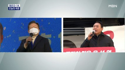 [오늘의 여론] 이재명-윤석열 초박빙 경합…단일화 결렬 여파?