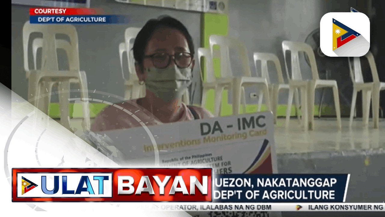 Government at Work: 1,600 magsasaka sa Quezon, nakatanggap ng cash aid mula sa Dep't of Agriculture - 2,040 mangingisda sa Bataan, nakatanggap ng financial aid mula sa Morong LGU - Low-rise building housing project ng NHA, sisimulan na ang konstruksyon