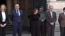 Ayuso preside en Sol el minuto de silencio por los marineros fallecidos