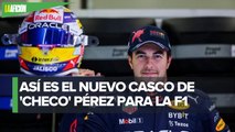 Checo Pérez presenta el que podría ser su casco más bonito en la Fórmula 1