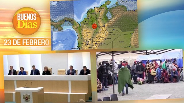 En Vivo | Noticias del Miércoles 23 de Febrero - Continúa el conflicto Rusia-Ucrania - Buenos Días