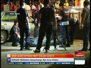 Dua lelaki ditemui mati dalam kereta