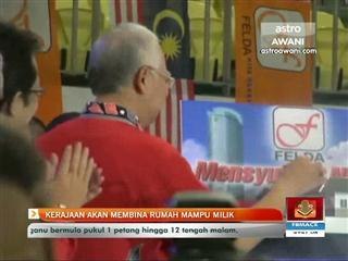 Kerajaan akan membina rumah mampu milik anak peneroka Felda