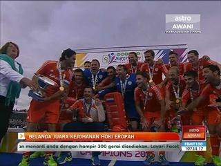 Belanda juara Kejohanan Hoki Eropah