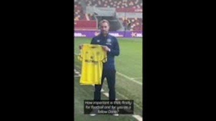 'The fire is in his eyes' - Schmeichel revels in Eriksen return