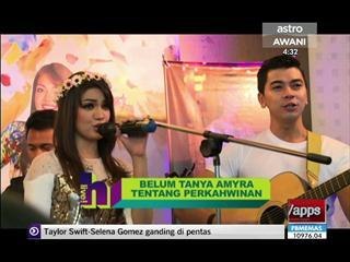 Amar Baharin belum tanya Amyra Rosli tentang perkahwinan