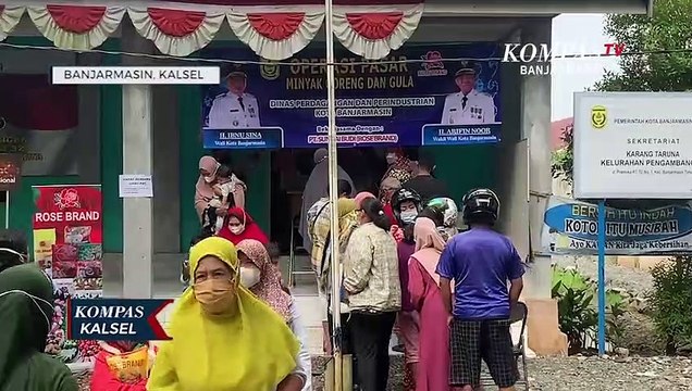 Antusias Beli Minyak Goreng di Pasar Murah, Warga : Seperti Dapat Harta Karun