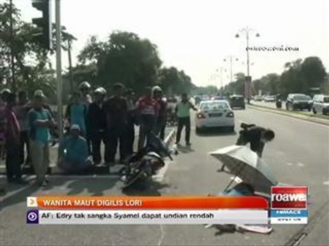 Wanita maut digilis lori