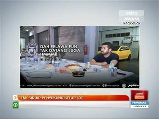 TMJ sindir penyokong gelap JDT