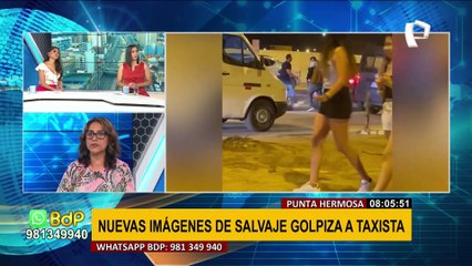 Punta Hermosa: nuevas imágenes de salvaje golpiza que sufrió taxista en congestión vehicular