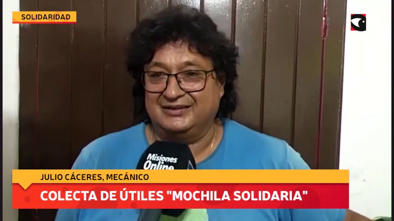 Colecta de útiles "Mochila solidaria"