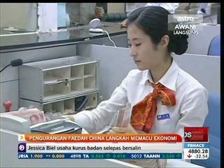 Pengurangan faedah China langkah memacu ekonomi