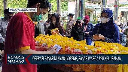 Download Video: Operasi Pasar Minyak Goreng Digelar di Kota Malang, Sasar Warga Per Kelurahan