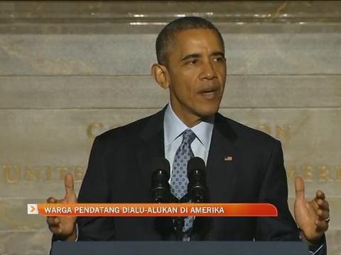 Warga pendatang dialu-alukan di Amerika