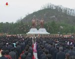 North Korea marks anniversary of founder's birth