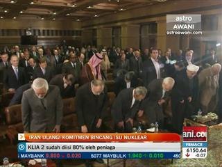 Iran ulangi komitmen bincang isu nuklear