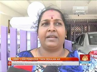 Lebih 1,000 penduduk terjejas bekalan air terputus