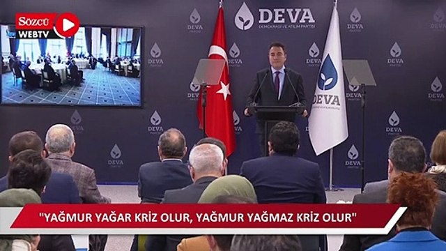 Babacan: İttifakın doğru adı ‘Cumhur İttifakı’ değil, ‘Kriz İttifakı’dır