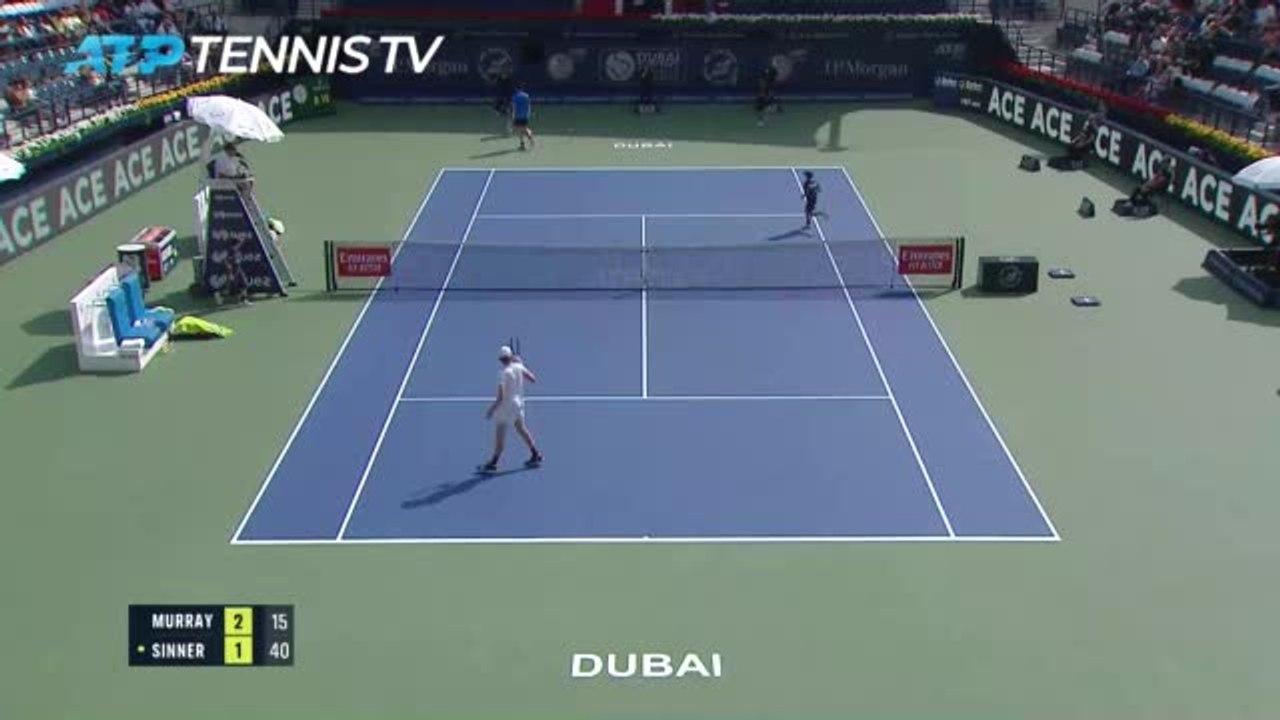 Highlights: Sinner eliminiert Murray in Dubai