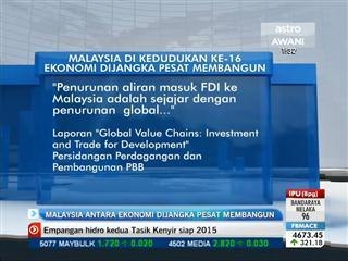 Malaysia antara ekonomi dijangka pesat membangun
