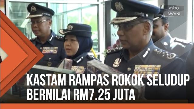 Jabatan Kastam rampas rokok seludup dan Chewing Tobacco