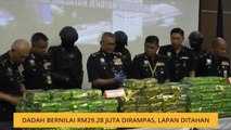 Dadah bernilai RM29.28 juta dirampas, lapan ditahan