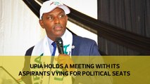 UPIA holds a meeting with all its aspirants vying for political seats