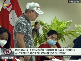 Instalada la comisión electoral en Yaracuy para escoger a los delegados del Congreso del PSUV