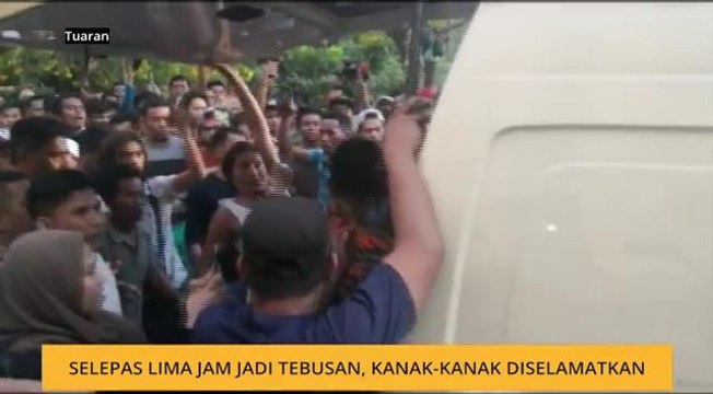 Selepas lima jam jadi tebusan, kanak-kanak diselamatkan
