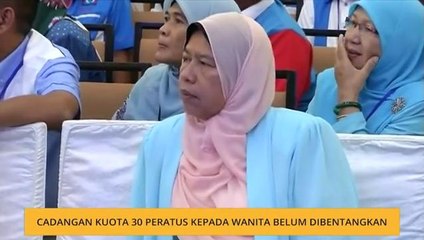 Cadangan kuota 30 peratus kepada wanita belum dibentangkan