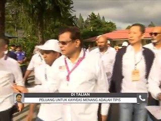 Peluang untuk Kayveas menang adalah tipis