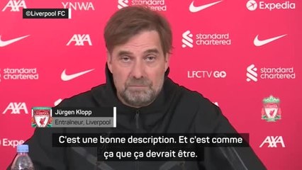 Liverpool - Klopp : "Nous sommes une douleur dans le bas du dos pour City"
