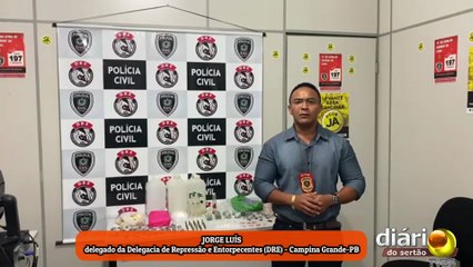 Polícia Civil apreende maconha, cocaína, crack, ecstasy, LSD e ‘loló´ em cidade da Paraíba