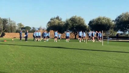 Verso Lazio-Porto, allenamento della vigilia