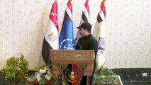 الرئيس عبد الفتاح السيسي يقوم بجولة تفقدية لمقر الكلية الحربية