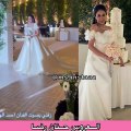 حنان رضا تتألق في حفل زفافها بفستانين