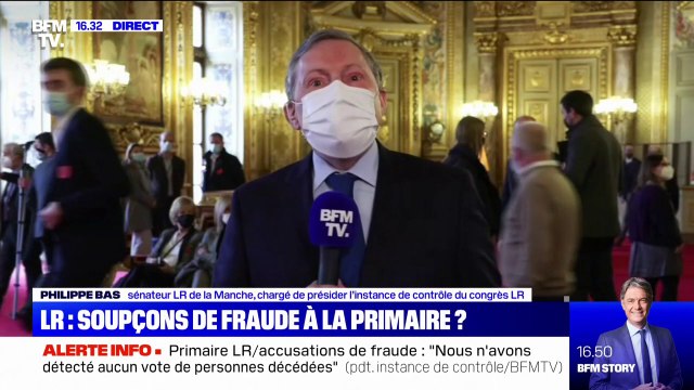 Primaire LR: “Sur 148 000 adhérents, 10 000 ont été radiés car on ne pouvait pas les identifier , explique Philippe Bas