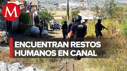Hallan restos humanos flotando en canal de riego en Michoacán