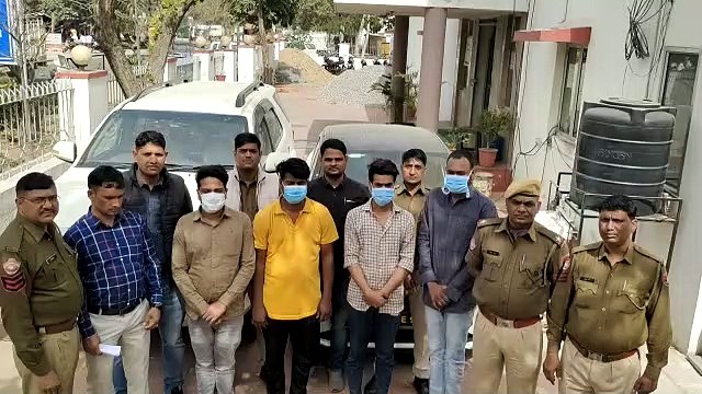 वाहन चोर गिरोह गिरोह के सरगना सहित चार बदमाश चढे पुलिस के हत्थे