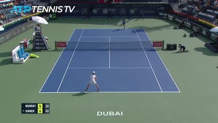 Download Video: Sinner powers past Murray in Dubai