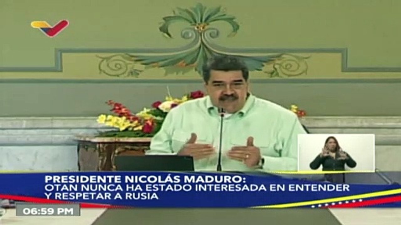 Nicolas Maduro : "le Venezuela est avec Poutine, il est avec la Russie !"