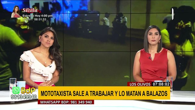 Ajuste de cuentas: mototaxista fue asesinado a balazos en Los Olivos
