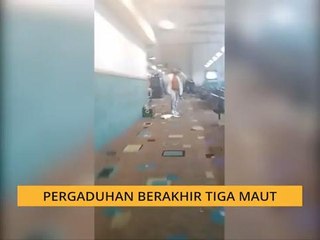 Pergaduhan berakhir tiga maut