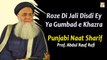 Roze Di Jali Disdi Ey Ya Gumbad e Khazra || Prof. Abdul Rauf Rufi || Punjabi Naat Sharif