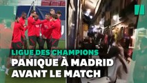 Ligue des champions: les supporters de Manchester United chahutés à Madrid