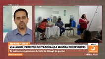Viajando, prefeito de Itaporanga ignora professores e falta reunião do sindicato