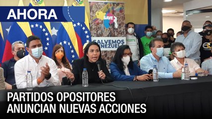 Partidos opositores anuncian nuevas acciones - #23Feb – Ahora