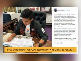Syed Saddiq nafi pegawai beliau minta komisen 30 peratus