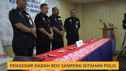 Pengedar dadah Boy Sanpeng ditahan polis