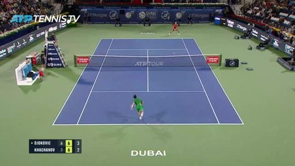 Dubaï - Djokovic cuit Kachanov à l'étouffée